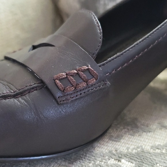 Brooks Brothers 346 chocolate penny loafers - Picture 5 of 8